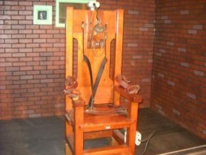 Death penalty - electric chair